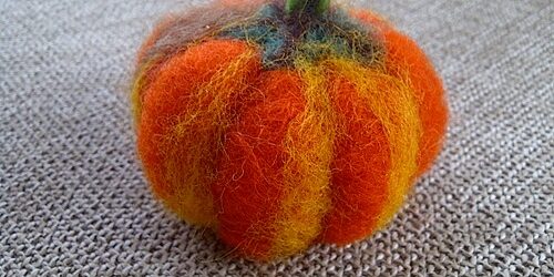 zucca lana infeltrita
