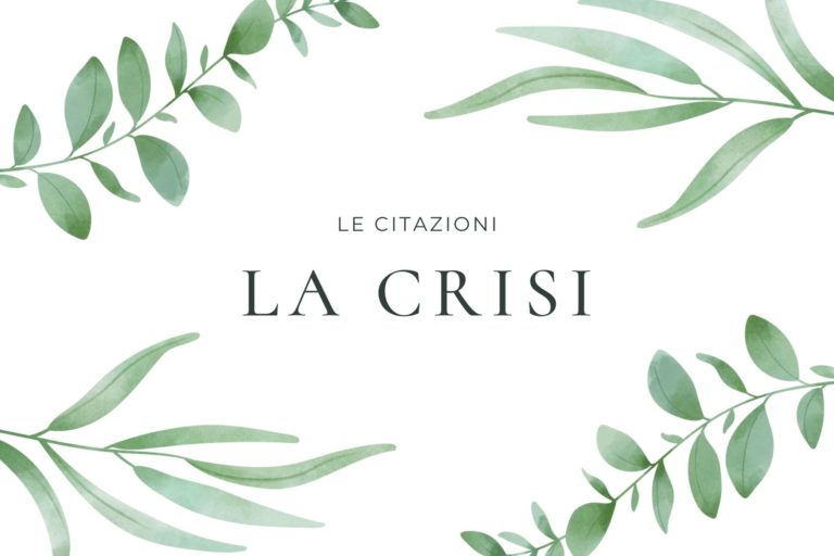 la crisi albert einstein citazione