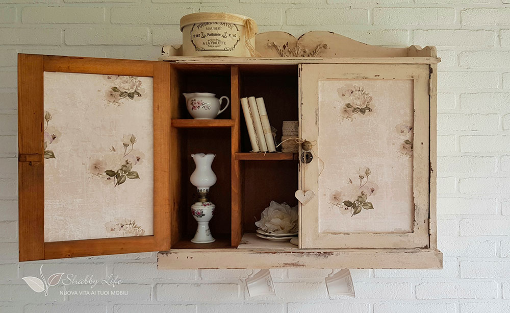 mobiletto shabby chic romantico