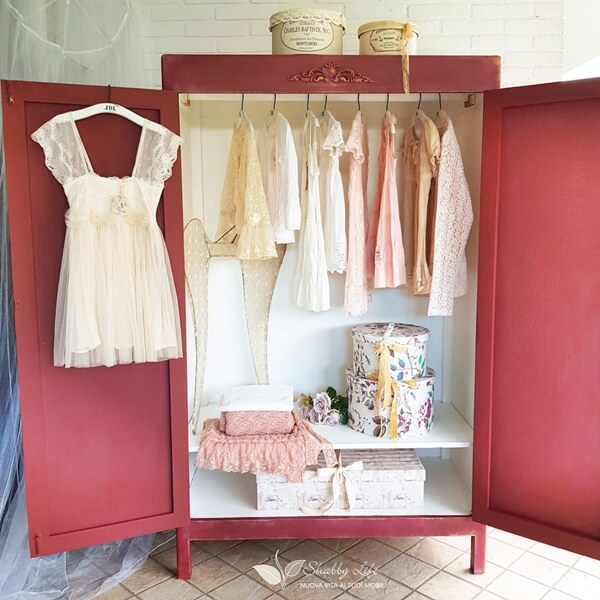 armadio stile shabby chic